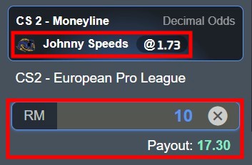 csgo betting odds explained example 1