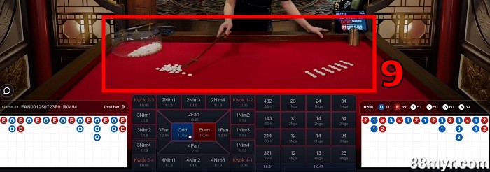 how to play fan tan step 3 dealer will reveal results