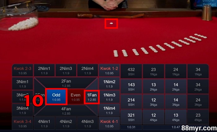 how to play fan tan step 3 play to win
