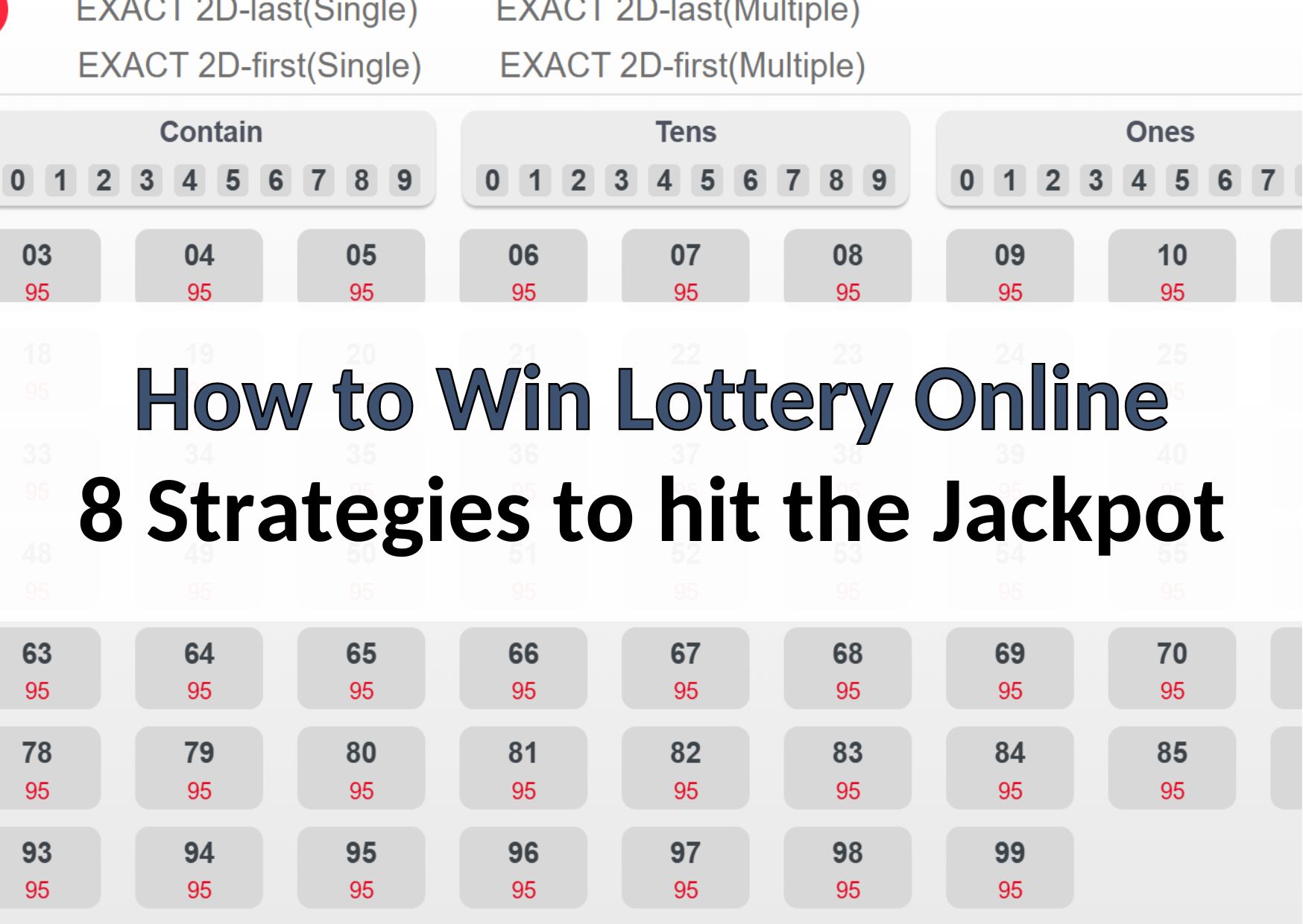 88myr how to win lottery online