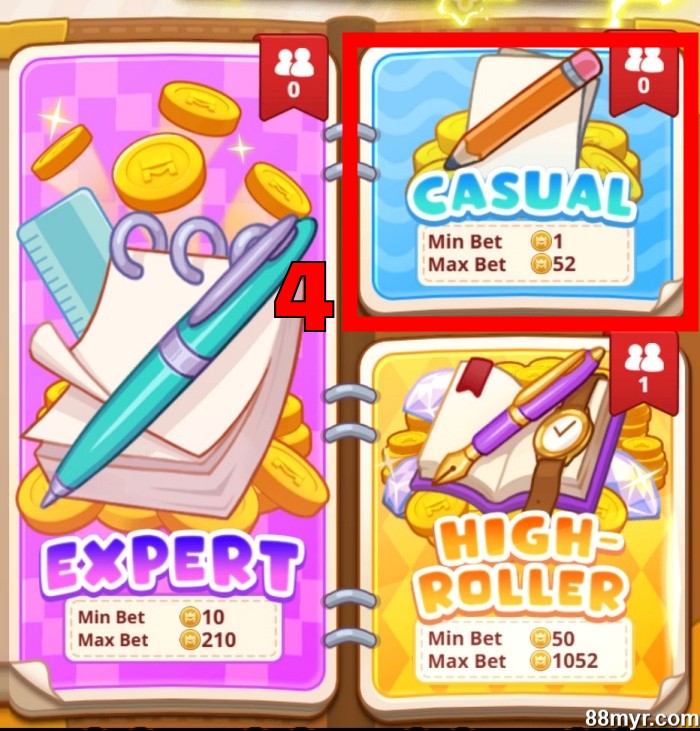 how to play ladder game online step 3