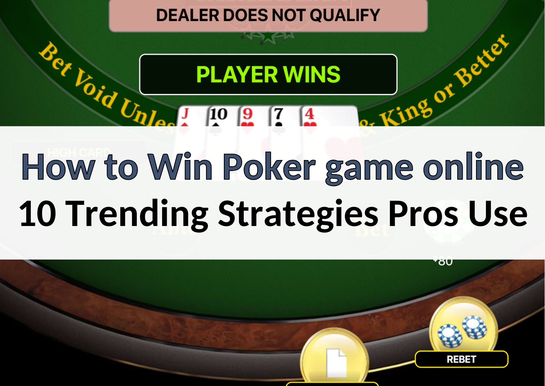 how to win poker game online
