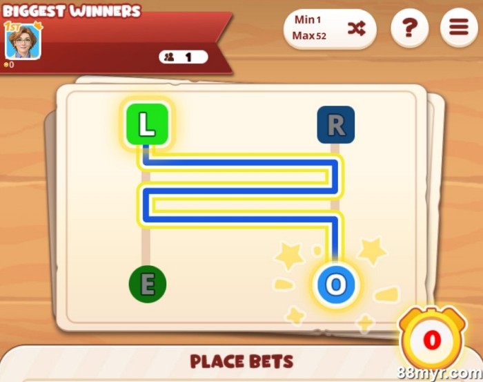 ladder game rules play at m88 for rm1 only