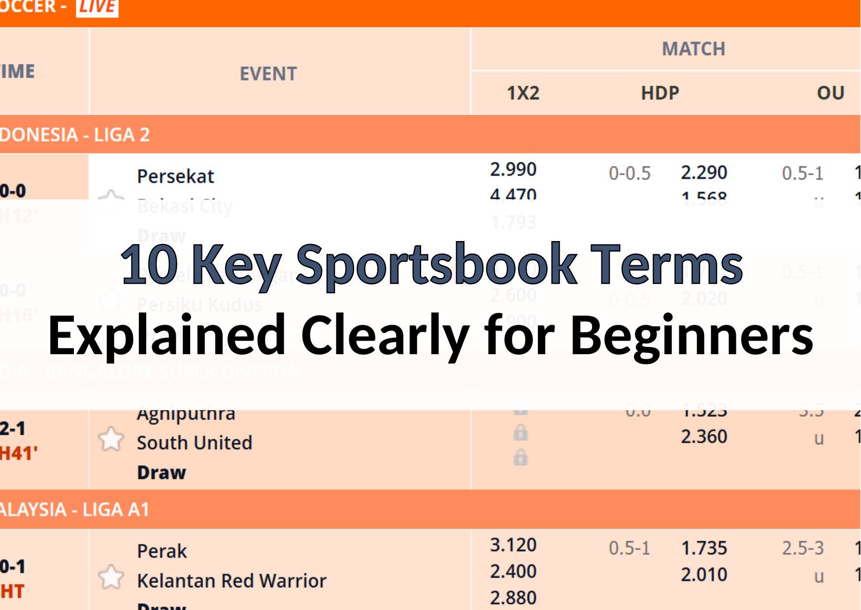 10 sportsbook terms explained