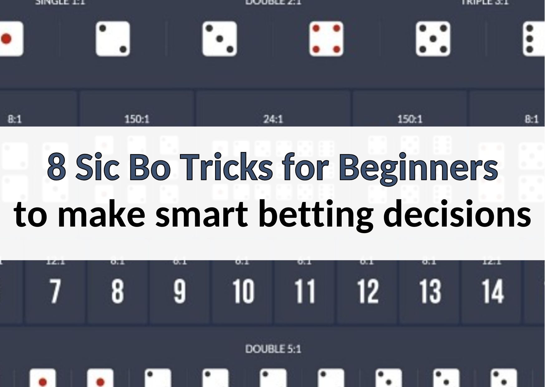 8 sic bo tricks by 88myr