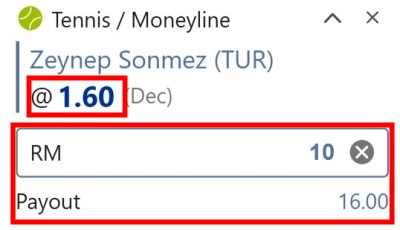 how to bet on tennis odds explained