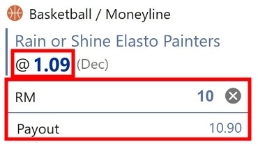 2 way in basketball betting odds 1