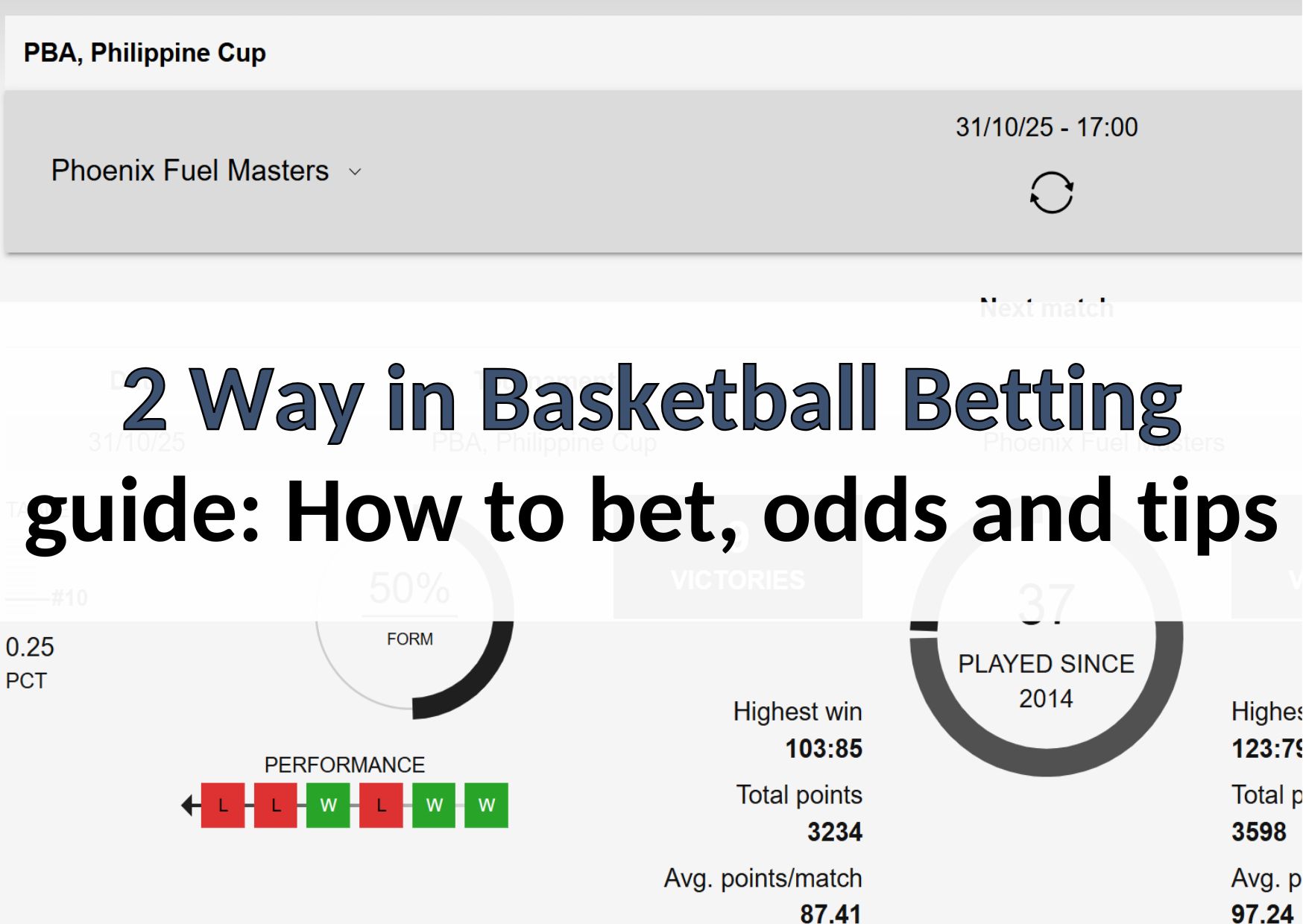 2 way in basketball betting