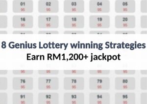 8 Genius Lottery winning Strategies - Earn RM1,200+ jackpot lottery winning formulas