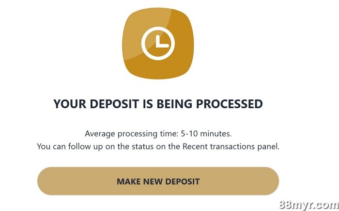 m88 deposit complete deposit process