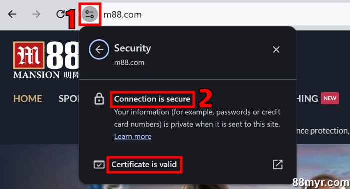 m88 register check desktop security