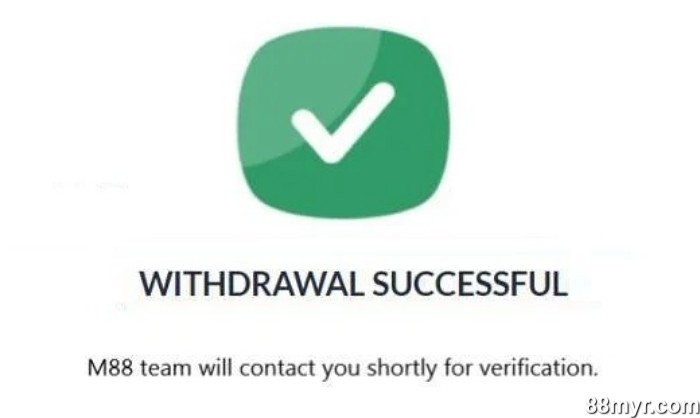 m88 withdraw successfully