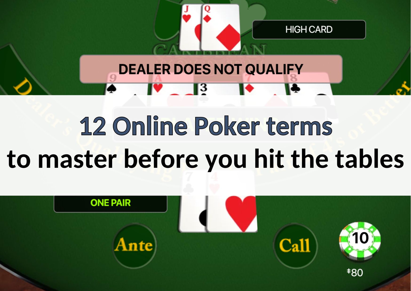 12 online poker terms by 88myr