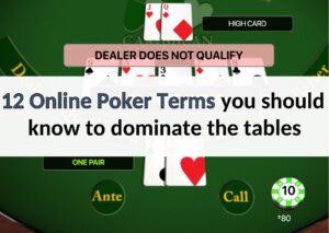 12 poker terms 88myr