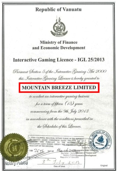 m88 live casino betting license