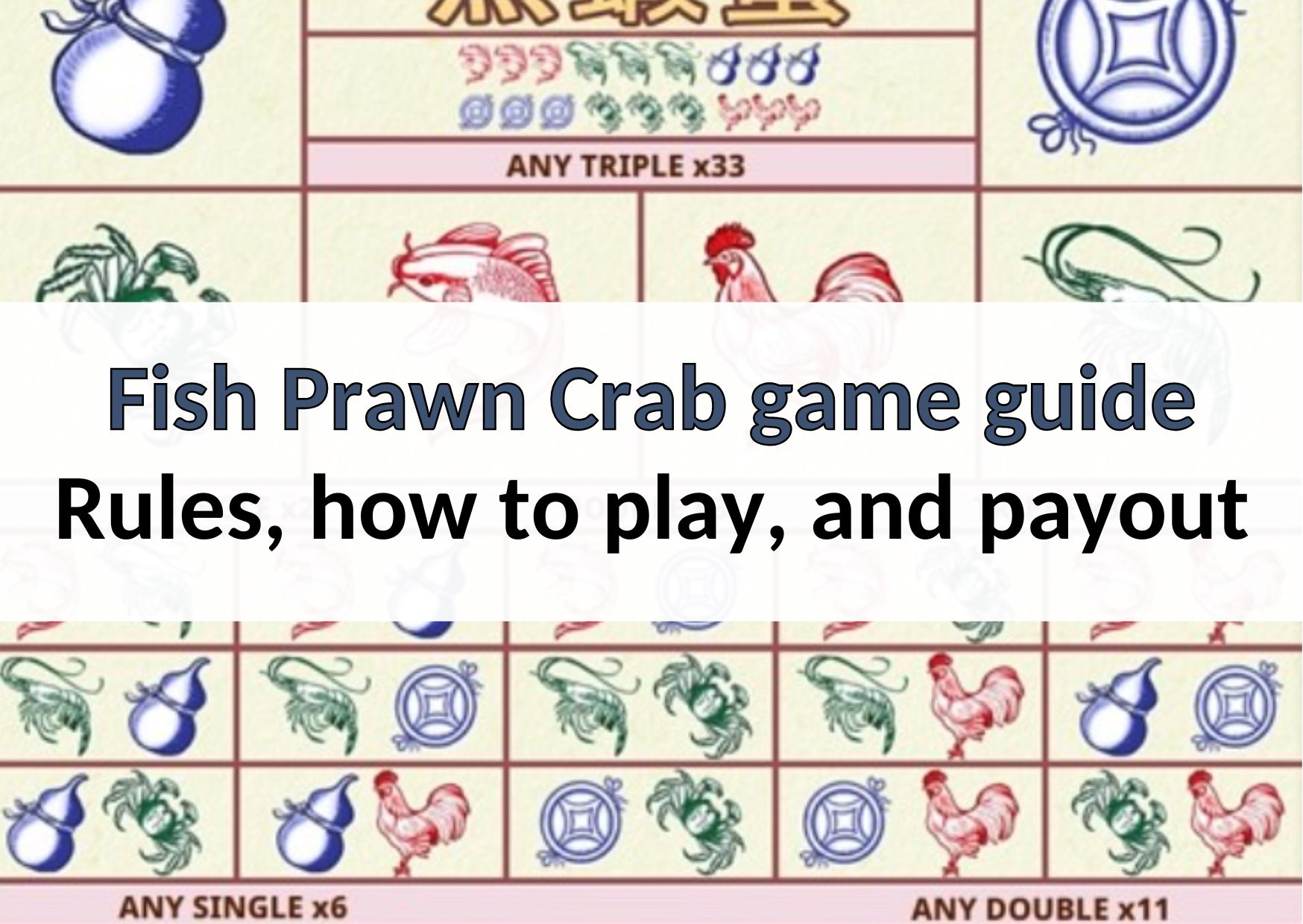 fish prawn crab game guide