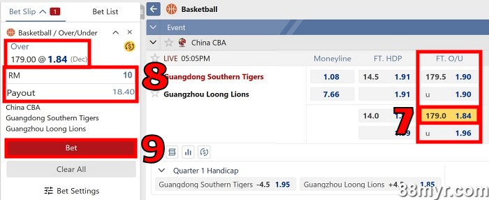 over under basketball betting guide step 3