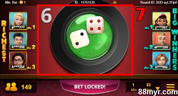 7 up 7 down game guide step 5