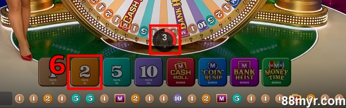 how to play crazy time game step 3