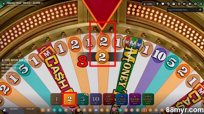 how to play crazy time game step 4