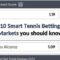 10 Smart Tennis Betting Markets you should know in 2026
