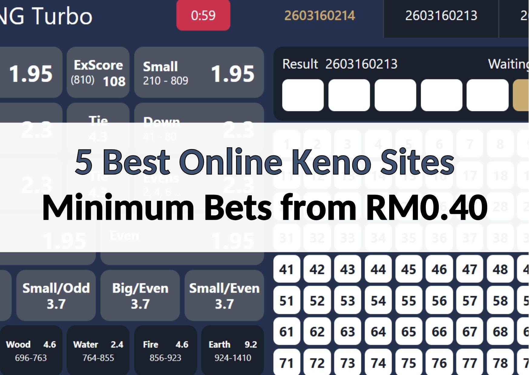 5 best online keno sites 88myr