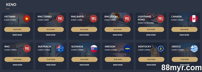 keno 24-7 live draws m88 mansion