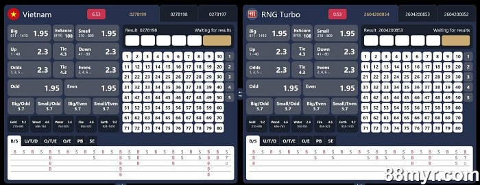 keno 24-7 live draws play at m88