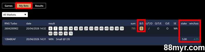 keno 24-7 live how to play step 5