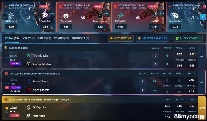 esports-betting-at-m88-sportsbook
