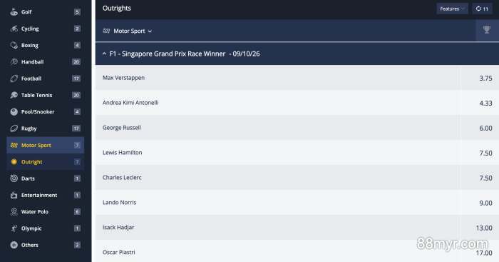 f1-betting-online-at-m88