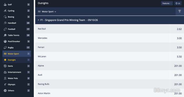 f1-betting-online-m88-msports