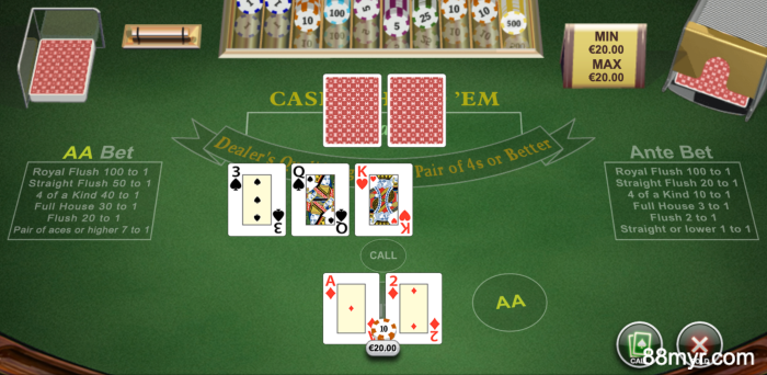 virtual-poker-game-at-m88-live-casino